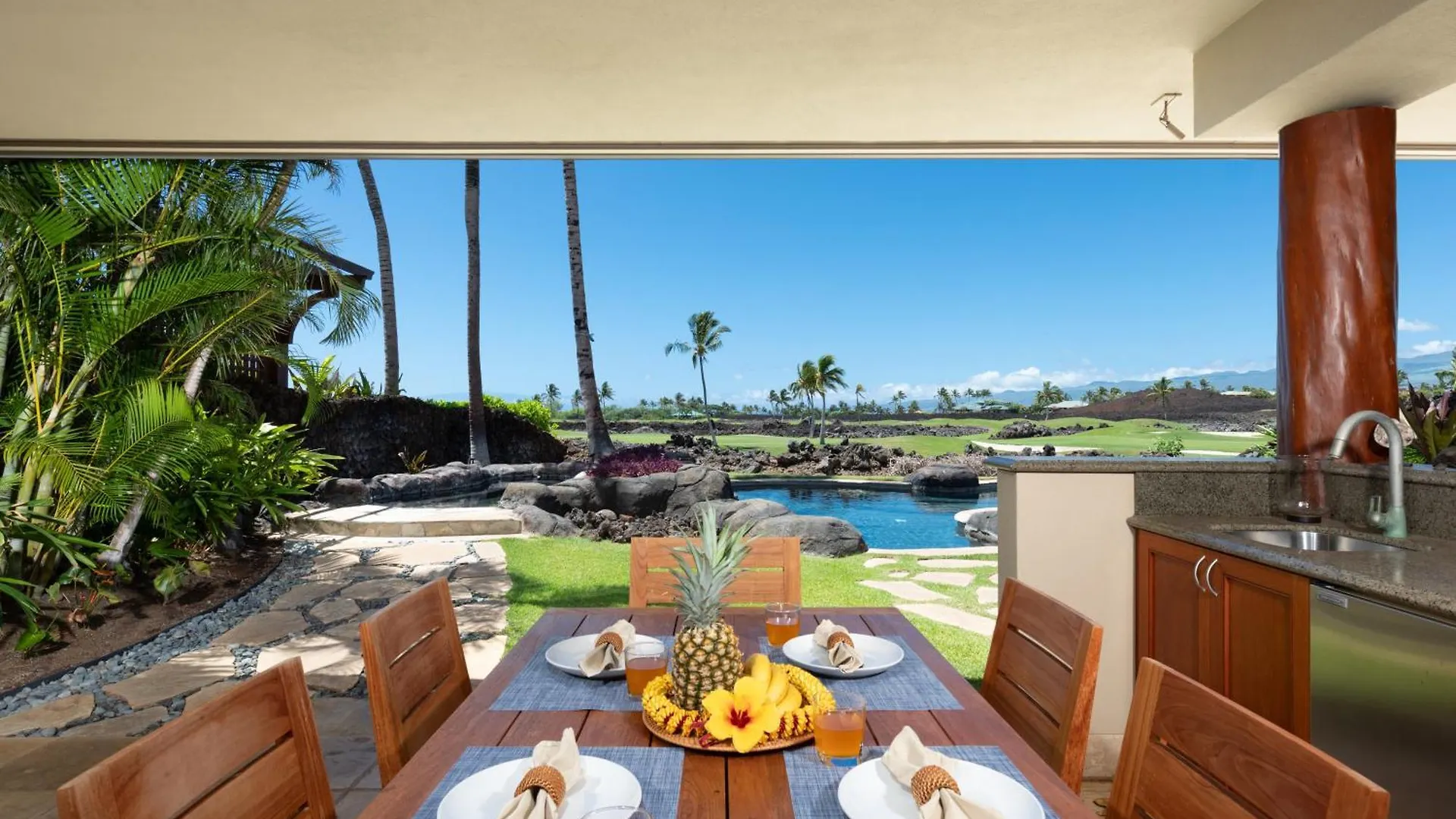度假居 One Ocean Ohana Expansive Views Exclusive Oceanfront Grotto Pool Plus Private Pool Spa 唯客乐渡假村